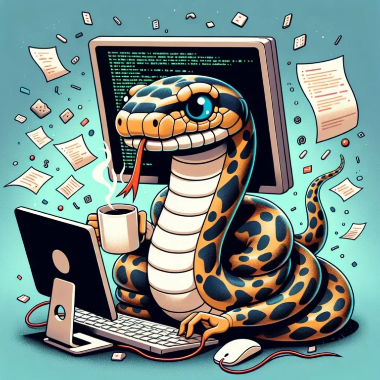 programación en Python con líneas de código y sintaxis destacada