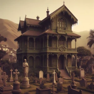 Imagen de La Casa Matusita en Lima, Perú, un lugar misterioso con una rica historia de leyendas urbanas y fenómenos paranormales.